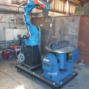 Hegesztőrobot pozícionálóval